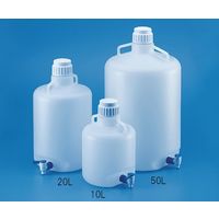 東栄 大型瓶 ストップコック付 LDPE製 50L 584400 1個 62-2932-26（直送品）