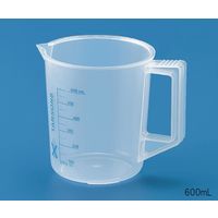 東栄 目盛付ビーカー 取っ手付 PP製 500mL 431060 1個 62-2933-15（直送品）