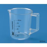 東栄 目盛付ビーカー 取っ手付 TPX製 5000mL 441090 1個 62-2933-24（直送品）