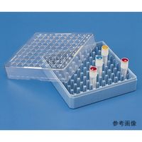 東栄 クライオボックス 1.0、1.8mL用 青 100本 524020-B 1個 62-2937-83（直送品）