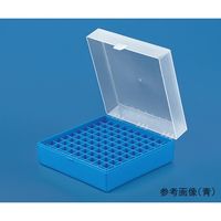 東栄 クライオキューブボックス 1.8mL用 オレンジ 100本 202070-O 1個 62-2938-01（直送品）