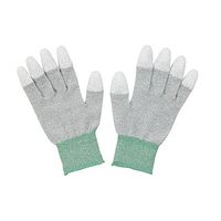 ホーザン ESDグローブ 指先コート Fー66ーM 廉価品 1双(10双) 61-0482-06（直送品）