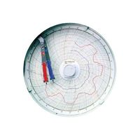 江部松商事 温湿度記録計「温湿きろく君」32日/1回転 アイスホワイト KC10ーWM 5526000 1個 61-6588-58（直送品）