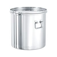 オオイ金属 アルマイト 段付二重食缶 （大量用） 250-X （50l