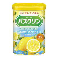 バスクリン レモンの香り 600g お湯の色 レモンイエロー（透明タイプ）