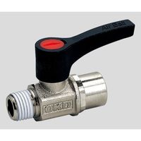 フローバル（FLOBAL） ミニチュアボールバルブ AMS22 1個 2-9386-03（直送品）
