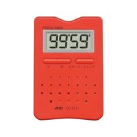 エー・アンド・デイ デジタルホームタイマー ADー5711(レッド) AD-5711RE 1個 62-3805-18（直送品）