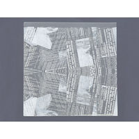 大阪ポリヱチレン販売 PEU-7 ヨーロピアンOPバーガー袋（白） 200角 6433 1包：200枚×5（直送品）
