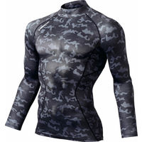 自重堂 制服百科 ハイネックロングスリーブ ブラックカモフラ ＳＳ 78104（直送品）