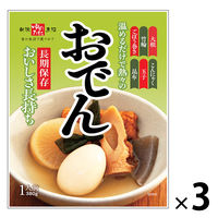 ゆのたに おでん玉子入 380g 1セット（3個）