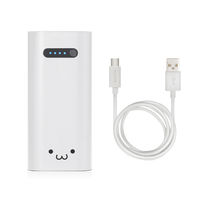 【アウトレット】エレコム　モバイルバッテリー　おまかせ充電対応　Type-C入力対応　6400mAh　2.6A　ホワイトフェイス　1個