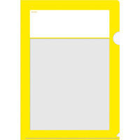 ビバリー 書けるクリアファイル フリー イエロー CF-034A 1セット（10枚セット）（直送品）