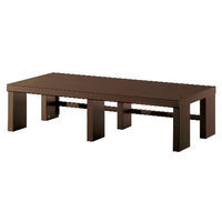 HAMILeX Grato（グラト） GT-9723用2連上置アンプスペーサー ブラウン 幅1164×奥行580×高さ492mm GT-9721 1台（直送品）