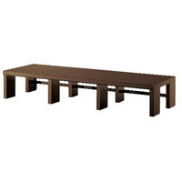 HAMILeX Grato（グラト） GT-9733用3連上置アンプスペーサー ブラウン 幅1724×奥行580×高さ492mm GT-9731 1台（直送品）