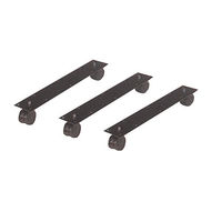 HAMILeX Grato（グラト）シリーズ キャスター ブラック 幅90×奥行540×高さ38～50mm KP-6CT 1セット（直送品）