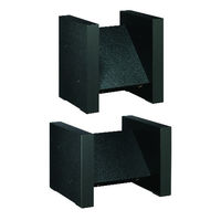 HAMILeX SBシリーズ H型スピーカーベース ブラック 幅280×奥行295×高さ700mm SB-135 1セット（2台）（直送品）