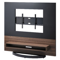 HAMILeX Walmore（ウォルモア） テレビスタンド ブラック 棚板寸法：幅798.5×奥行380mm WA-8317 1台（直送品）