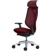 【無料引取付き】C855BR FSY8|オカムラ サブリナ スタンダード 可動肘 エクストラハイバック ブラックボディ ダークブラウン 1脚（直送品）