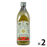 オリーブオイル1L  ガルシア エルオリバーデルソル エキストラバージンオリーブオイル 1000ml 2本 ペット 大容量