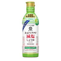 キッコーマン いつでも新鮮 大豆ペプチド減塩しょうゆ（だし入り） 450ml 1本