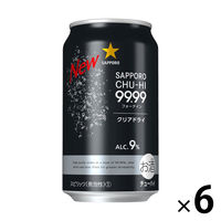 サッポロビール サッポロチューハイ 99.99（フォーナイン） クリアドライ 350ml × 6缶