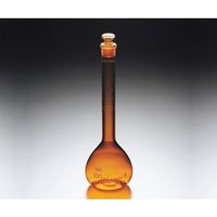 クライミング メスフラスコ（茶） ハイグレード 10 トレーサビリティ体系図+検査成績書付 CL2033-02-10 1個 61-9598-29（直送品）