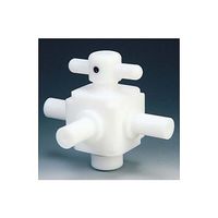 アズワン フッ素樹脂 三方バルブ枝タイプ 12φ NR0029ー04 1個 61-3528-31（直送品）