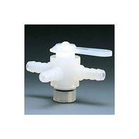アズワン PFA三方バルブホース口タイプ 6φ NR1403ー01 1個 61-3537-58（直送品）
