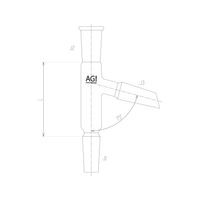 旭製作所 ト字形連結管 2550ー3L 1個 62-2095-19（直送品）