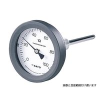 佐藤計量器製作所 バイメタル式温度計 BMーTー75P 2092ー00 0~150°C 50mm BM-T-75P 1セット 61-0096-38（直送品）