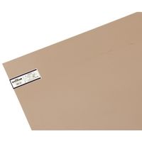 光 塩ビ板 0.5×910×600mm スモーク透明 EB965-11 1枚 61-7412-56（直送品）