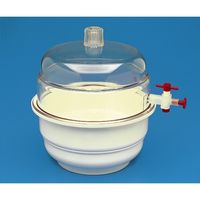 東栄 真空デシケーター ストップコック付 PP製 径200mm 402020 1個 62-2936-12（直送品）