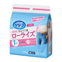 大人用紙おむつ リリーフ パンツタイプ 超うす型 まるで下着 1回分 ローライズ 女性用 パンツタイプ 超うす型 L 1個（2枚入） 花王
