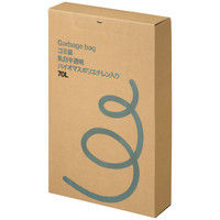 アスクル ゴミ袋 乳白半透明 低密度 箱タイプ 70L 厚さ0.035mm 1箱（100枚入）バイオマス10%  オリジナル