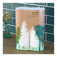 2倍巻 トイレットペーパー 6ロール入 再生紙 ダブル 60m ロハコオリジナルトイレットロール ロングタイプ 1パック（イチオシ） オリジナル