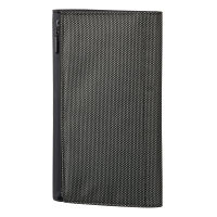 【アウトレット】レイメイ藤井 ファスナーポケットノート A5スリム ブラック 1冊 CN179B