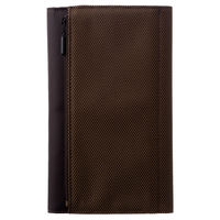 【アウトレット】レイメイ藤井 ファスナーポケットノート A5スリム ブラウン 1冊 CN179C　文具整理　ノートカバー　文具収納