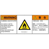 PL警告表示ラベル（ISO準拠）│材料・物質による危険:可燃性物質│IF0301832│警告│Sサイズ
