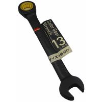 中正機械 MGW-13 カラーギアレンチ ブラック 13mm 1セット(7個)（直送品）