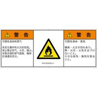 PL警告表示ラベル（ISO準拠）│材料・物質による危険:可燃性物質│IF0315232│警告│Sサイズ