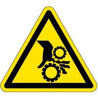 PL警告表示ラベル（ISO準拠）│機械的な危険:引き込み（ギア）│IA15│シンボルマーク