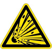 PL警告表示ラベル（ISO準拠）│材料・物質による危険:爆発物│IF09│シンボルマーク