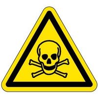 PL警告表示ラベル（ISO準拠）│材料・物質による危険:有毒物質│IF02│シンボルマーク