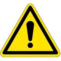 PL警告表示ラベル（ISO準拠）│その他の危険:一般的な警告│IX01│シンボルマーク