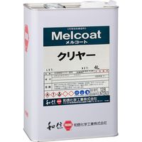 【金属・プラスチック保護塗料】和信化学工業 メルコート 4L クリヤー 1缶（直送品）