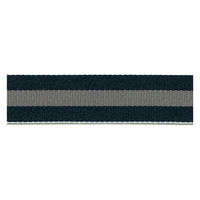 丸進 4406 ポリエステルストライプグログランリボン 幅38mm (黒・灰・黒) pgr4406-38-020 1ロール(30m)（直送品）