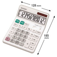 シャープ　セミデスクタイプ　電卓　EL-S452X（わけあり品）