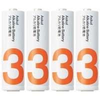 アスクル　アルカリ乾電池　単3形　1パック（4本入） オリジナル（わけあり品）