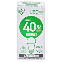 【アスクル限定】アイリスオーヤマ LED電球 E26 広配光 40W相当 2万時間タイプ　昼白色　LDA4N-G-4A12  オリジナル（わけあり品）