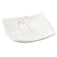 アースモス 角鉢 筆流し(白)角陶鉢 (2個入) utw-03213146（直送品）